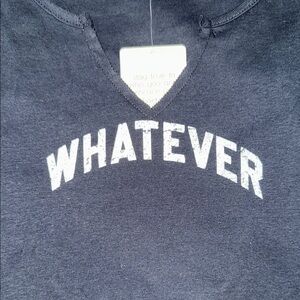 Black 'Whatever' tank top